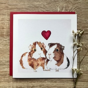 Guinea Pig Heart Card