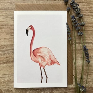 Carte Flamant rose