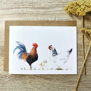Carte famille poulet