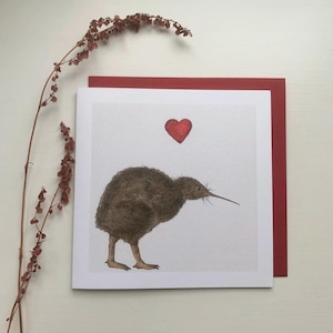 Kiwi & Heart Card
