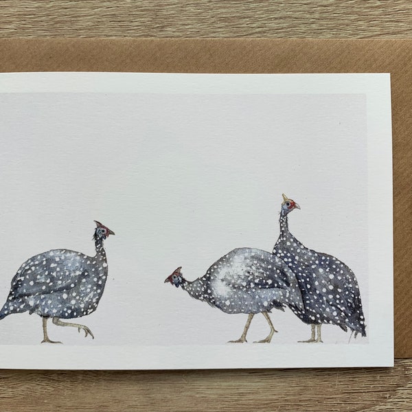 Guinea Fowl card