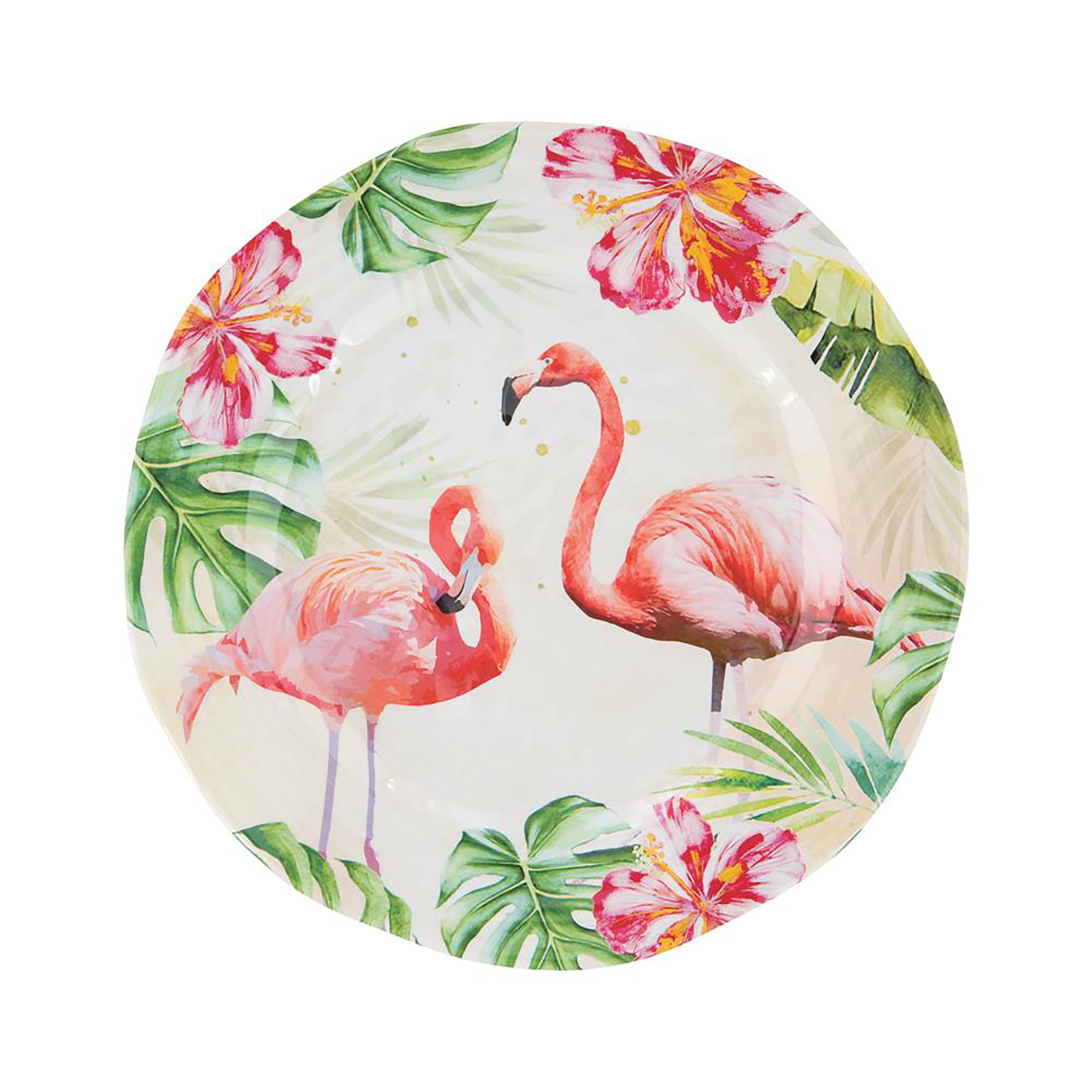 Kitchen & Dining 6Piece Pink Floral Heavyweight and Durable Melamine 9