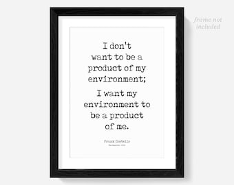 The Departed movie poster, Frank Costello, quote, quotes, Jack Nicholson, print, canvas, Boston wall art, gangster quotes