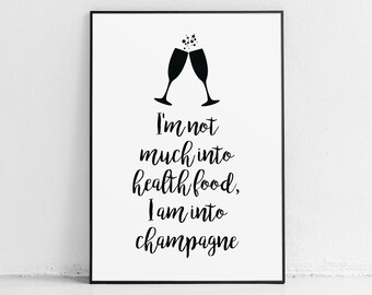 Pina Colada print - Rupert Holmes Escape lyrics, poster, wall art, couples gift, champagne, 70s music gift