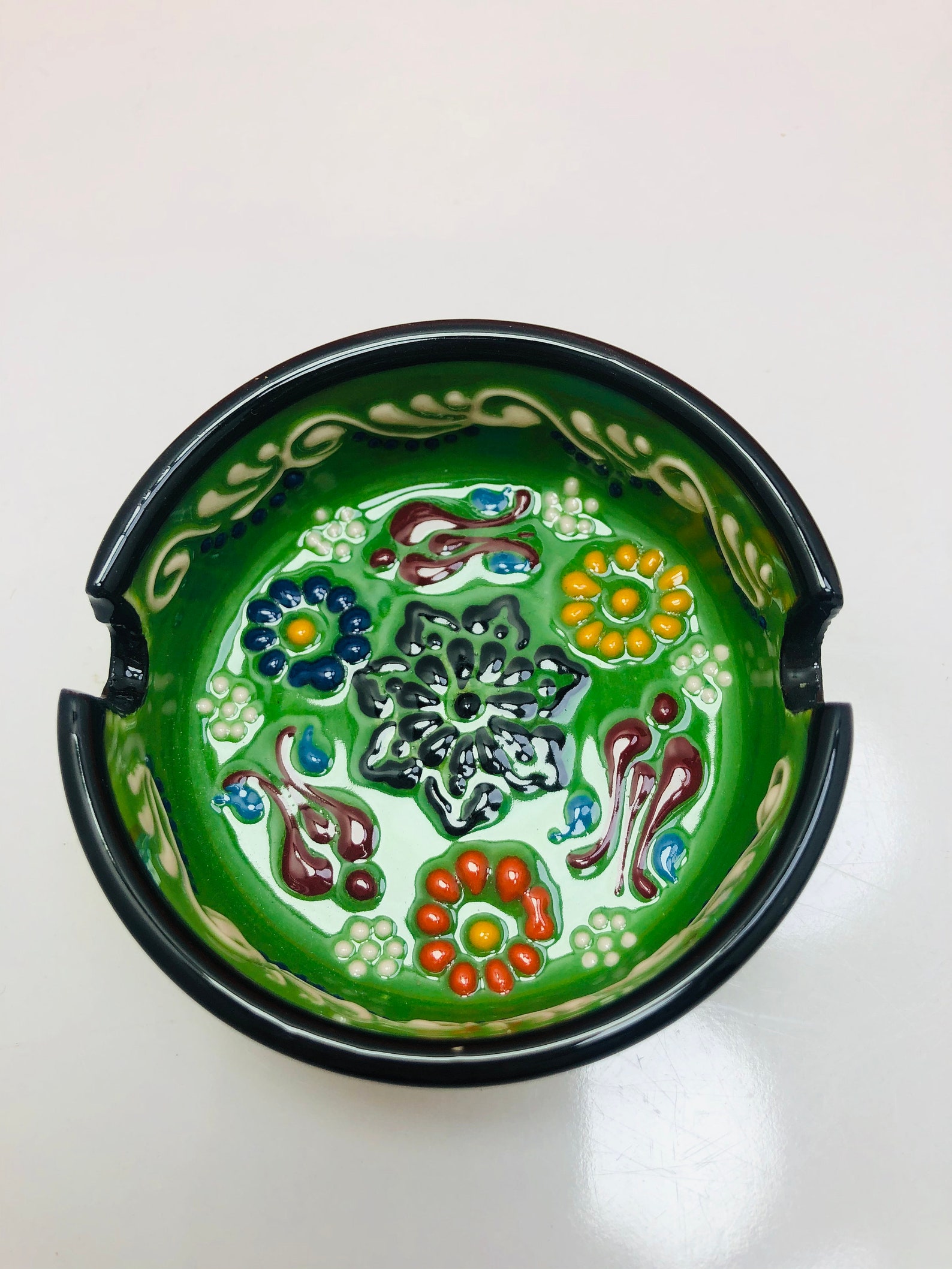 Ashtray Ceramic Ashtray Ceramic Cigar Ashtray Engraved Etsy