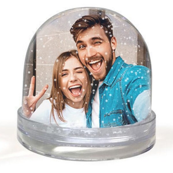 Photo Snow Globe Etsy