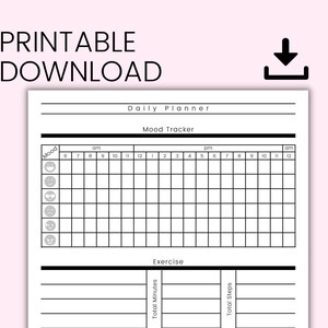Habit Tracker, Daily Habit Tracker, monthly habit,tracker printable,30 day habit tracker,habit tracker pdf,habit tracker,template  fillable