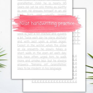 neat handwriting practice,neat handwriting,lettering practice,handwriting sheet,worksheet,ipad lettering,abc writing practice