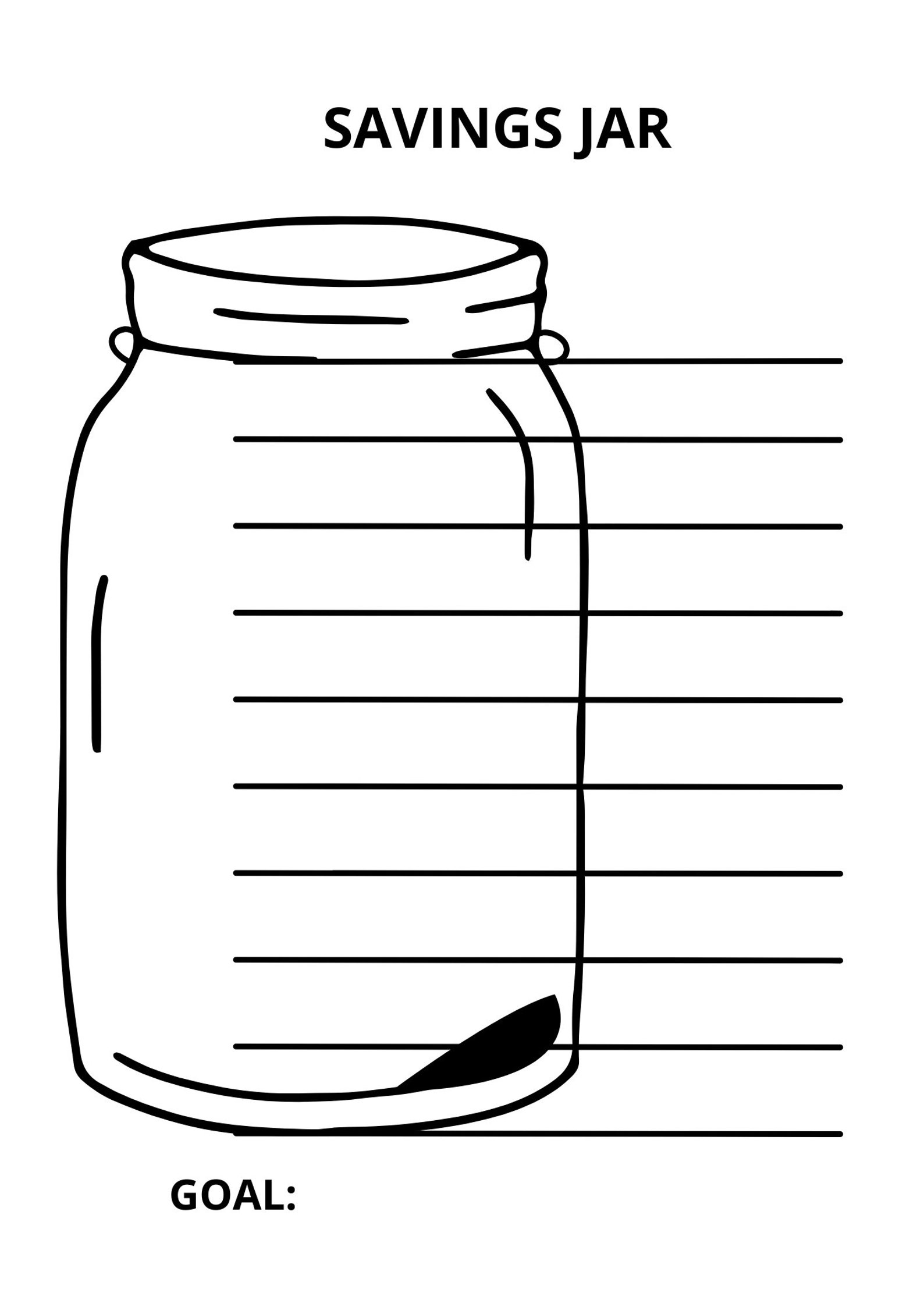 BUNDLE Savings Challenge Jar Money Budget Printable | Etsy