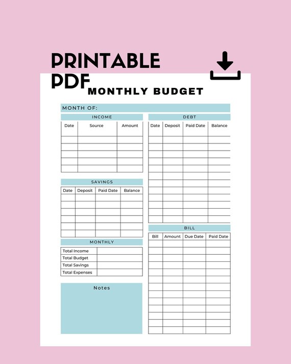 The Complete Budget Planner,financial Planning,paycheck Budget,finance  Binder,savings Tracker,finance,financial Planning,biweekly Budget 