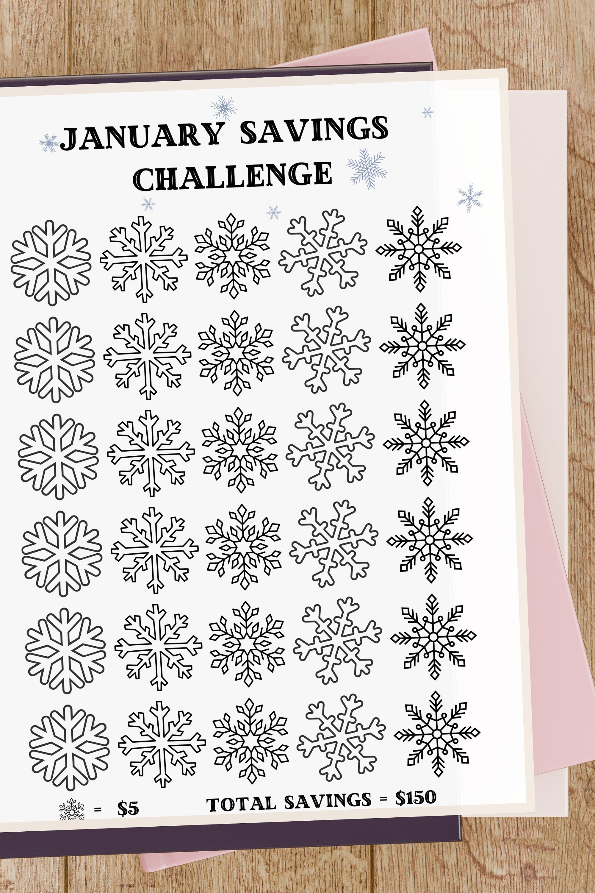 januar spares challenge printable, budget tracker (pdf) - etsy.de