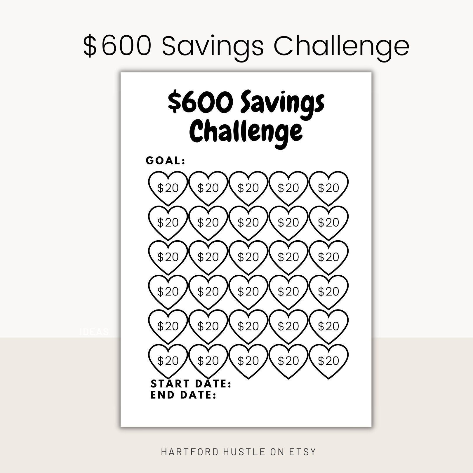 A6リフィル my money saving challenge1400円 savingchallenge年間貯金