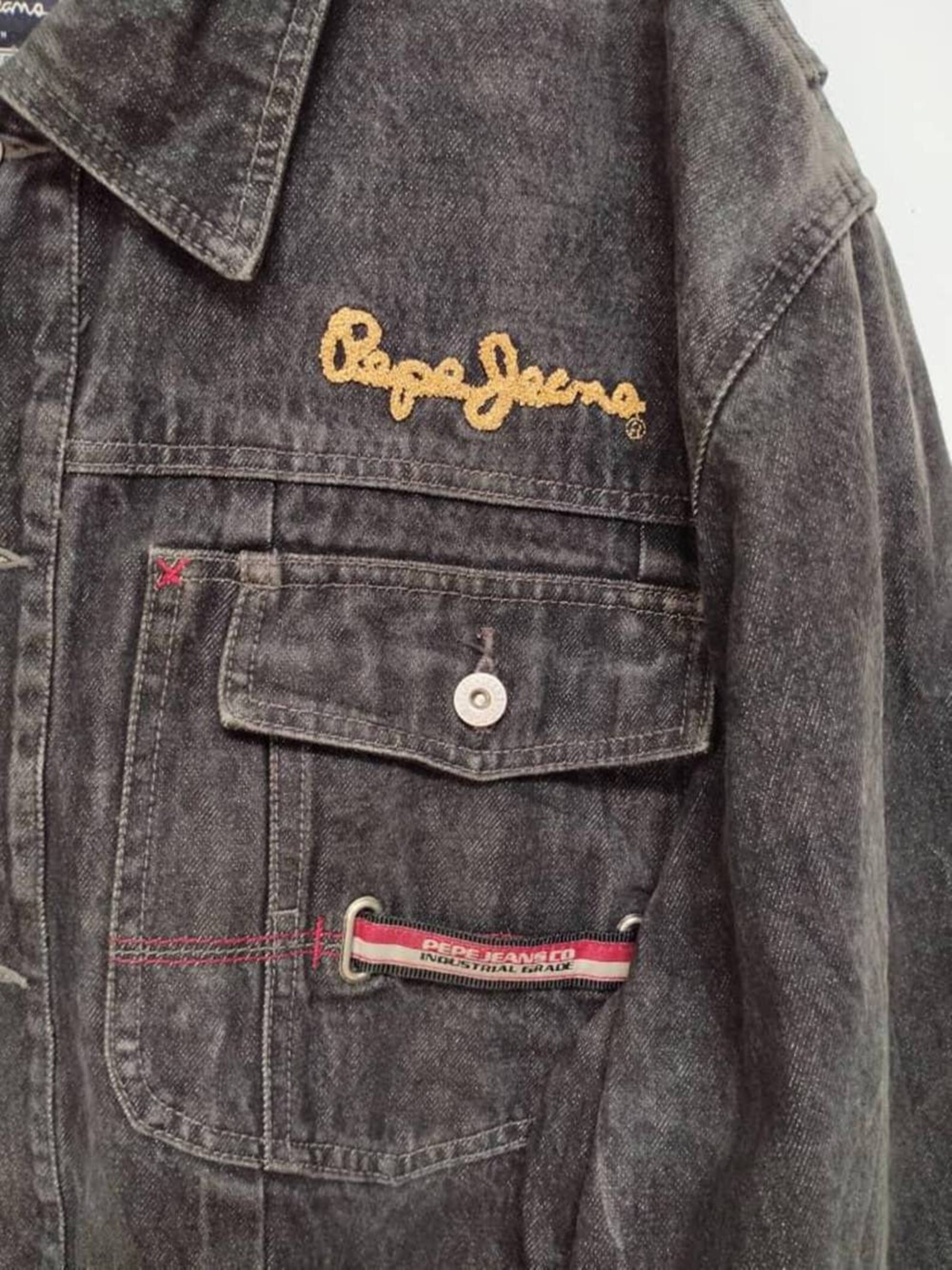 Vintage Pepe Jeans London Made Jeans Jacket Etsy