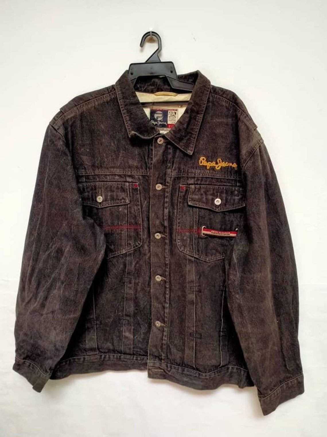 Vintage Pepe Jeans London Made Jeans Jacket Etsy