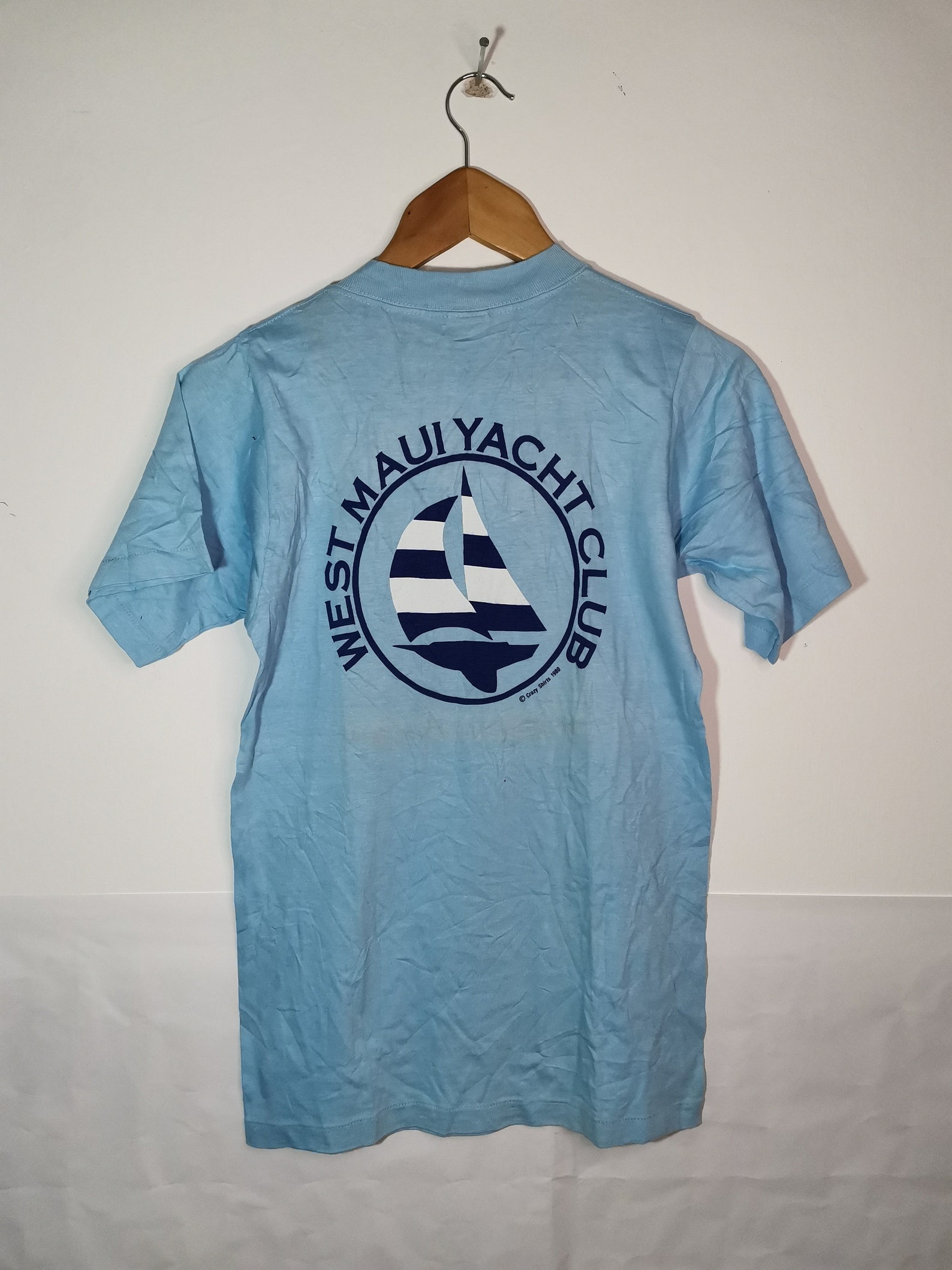 Vintage 80s West Maui Yacht Club Tshirt Etsy