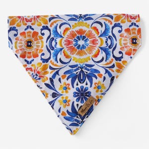 Dog bandana - Azulejos pattern