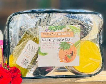 Healthy Hair Products Bundle| Rice Water Hair Spray|  Hair Growth Oil | Hair Grease | Accessories included perfect Travel kit
