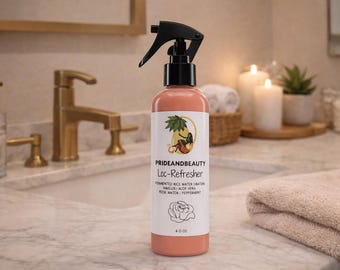 Rosewater Loc Refresher Spray: Peppermint Hair & Scalp Moisturizer