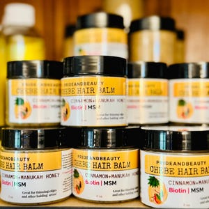 Chebe Hair Growth Balm: Biotin, Manuka Honey, Herbal Extracts