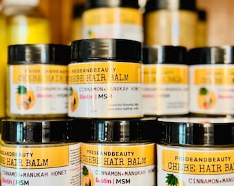 Chebe Hair Growth Balm: Biotin, Manuka Honey, Herbal Extracts