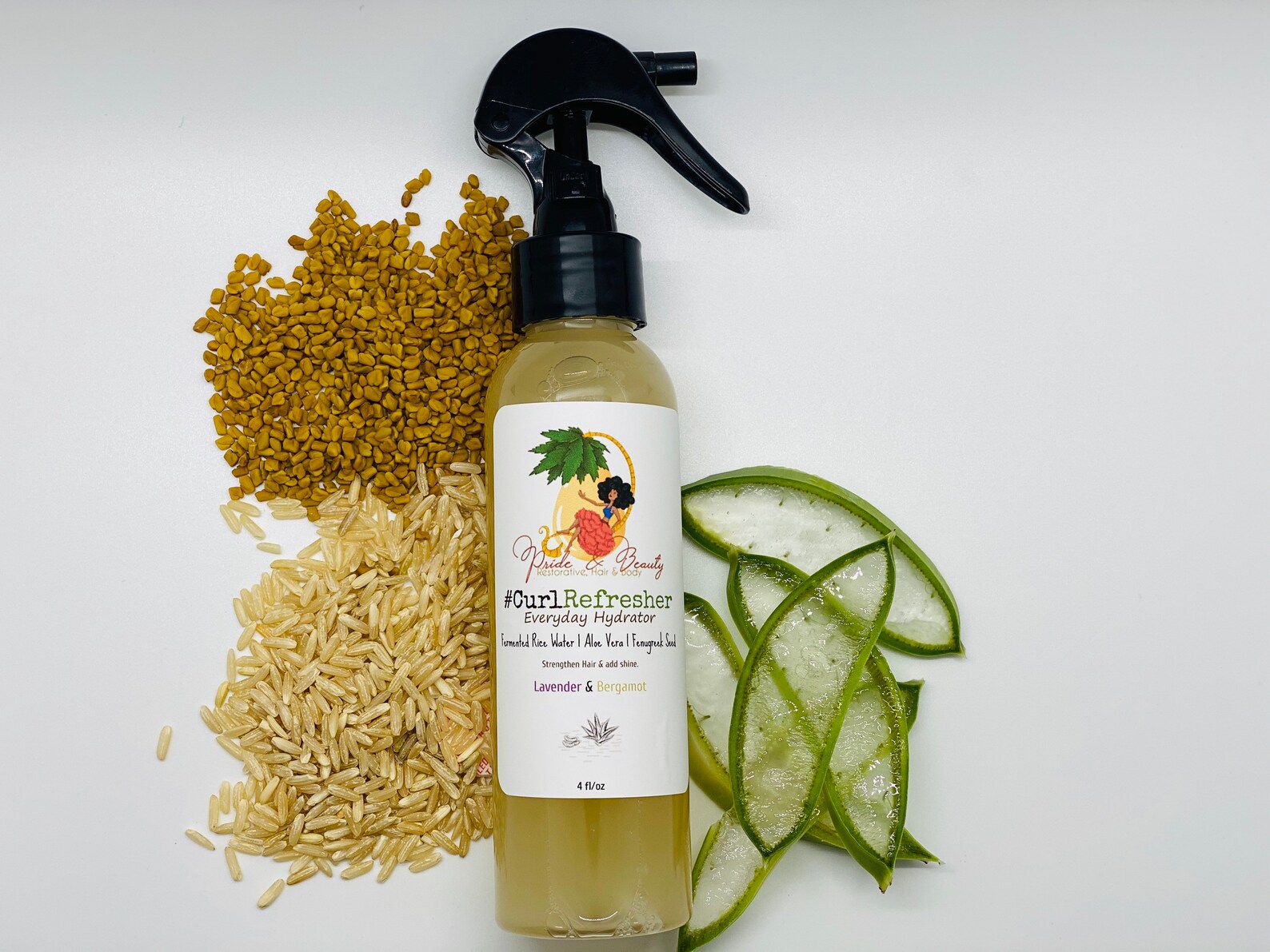 Aloe Vera Gel And Rice Water For Hair Growth Rice water and Aloe Vera Everyday Curl Refresher Scalp | Etsy