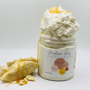 Whipped Cocoa Shea Body Butter: Natural Moisturizing Skin Care