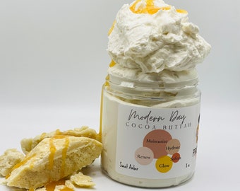 Whipped Cocoa Shea Body Butter: Natural Moisturizing Skincare