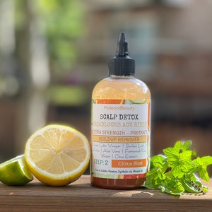 Apple Cider Vinegar Hair Rinse: Herbal Scalp Detox, Aloe & Bamboo
