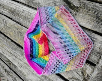 Rainbow Infinity Scarf