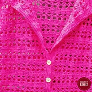 Sweet Diamond Cardigan a crochet pattern image 6