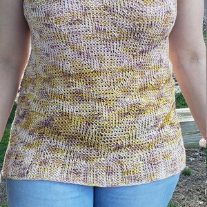 Tunisian Triangle Top a crochet pattern image 3