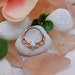 Lace and Opal Clicker Ring - Rose Gold, Opal - Septum & Daith Jewelry - 16 Gauge, 9mm Hinged Ring 