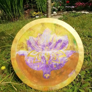 Energy picture, mandala, acrylic painting