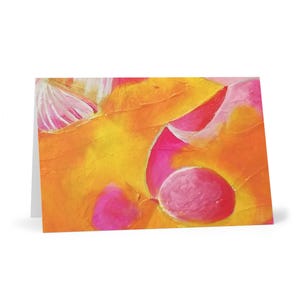 Set di biglietti d'auguri astratti colorati (7 pezzi) | Perfetti per compleanni, celebrazioni, biglietti di ringraziamento, matrimoni, inviti per feste