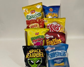 Retro Crisps Gift Box - 8 Classics in 1 gift