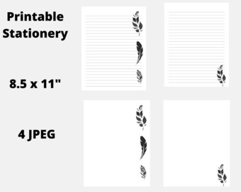 Black White Notepad Etsy
