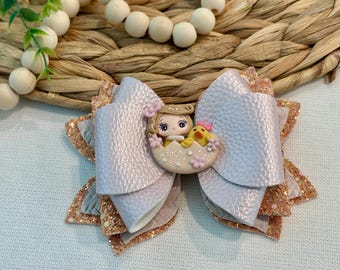 Colección de Pascua: lazos para niña de 5 pulgadas / lazos temáticos