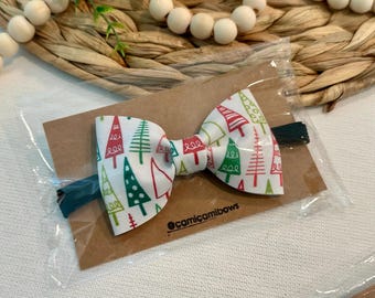 Pajarita de árbol de Navidad – Lazo navideño para niños, 4 pulgadas