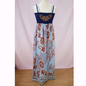Lovely Vintage Boho, Hippie Summer Festival Dress. 100% Cotton. Size Medium. Great Condition.