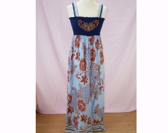 Vintage Boho, Hippie Summer Festival Dress. 100% Cotton. Size Medium. Great Condition.