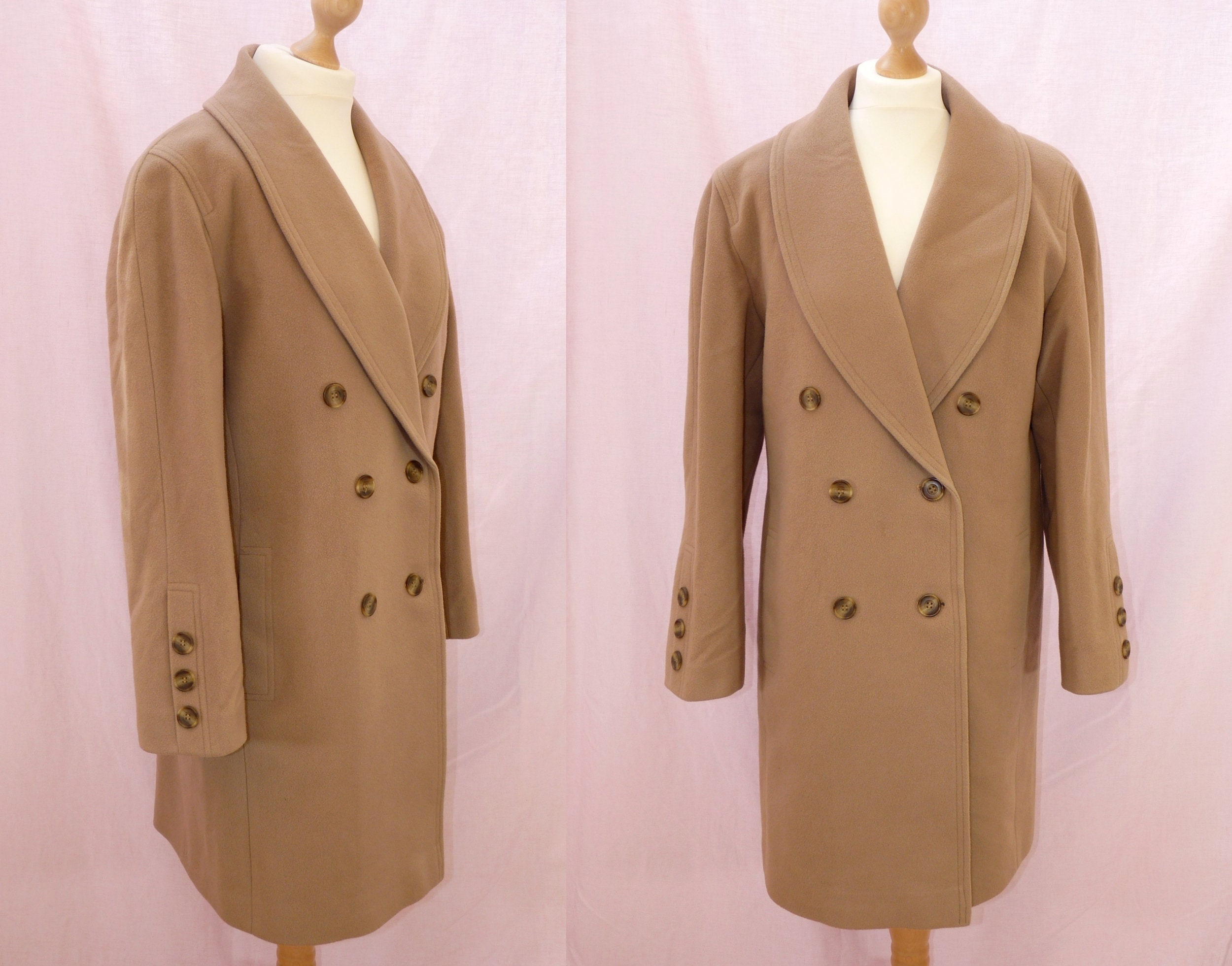 Petite Camel Coat - Etsy UK