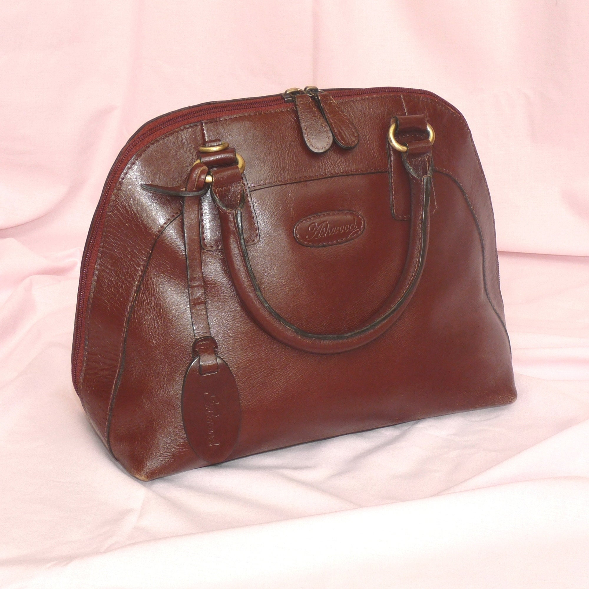 Vintage Women Leather Bags ASHWOOD Made in INDIA