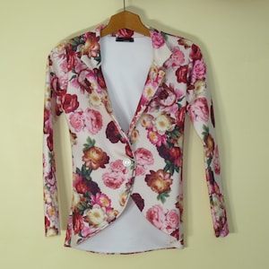 Womens floral top jackets uk