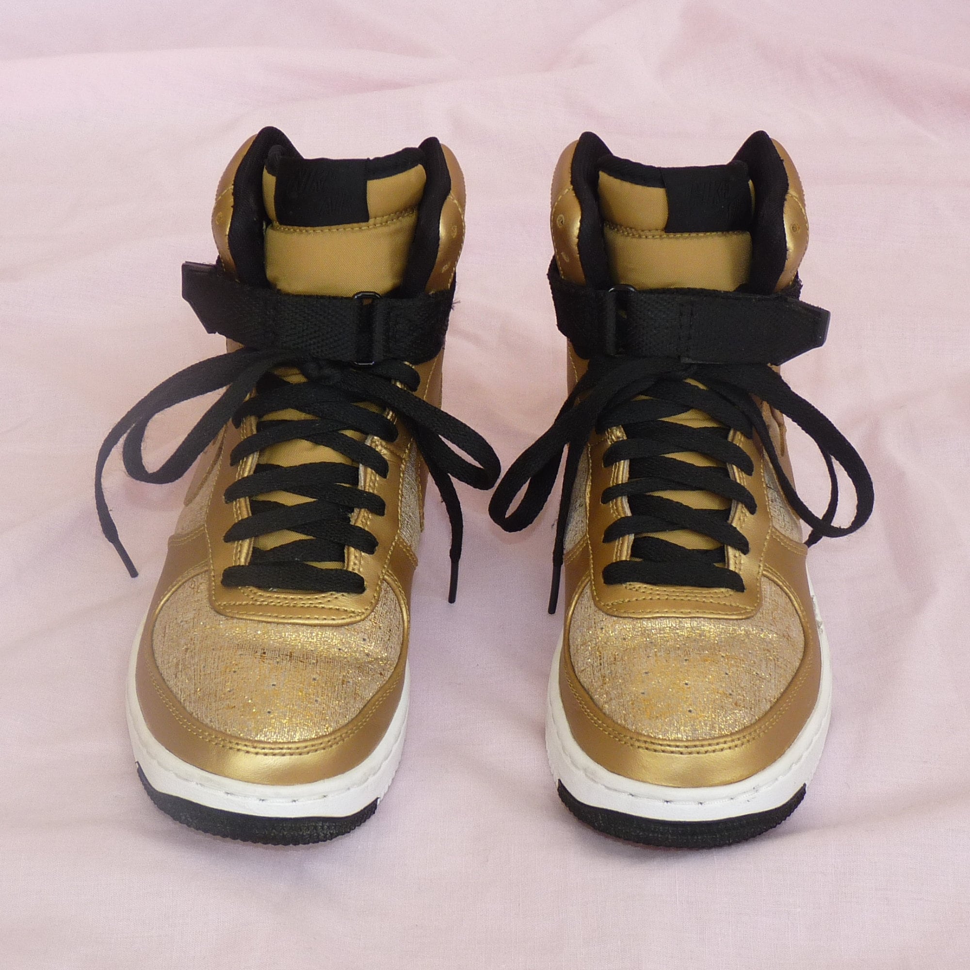 nike air force high gold