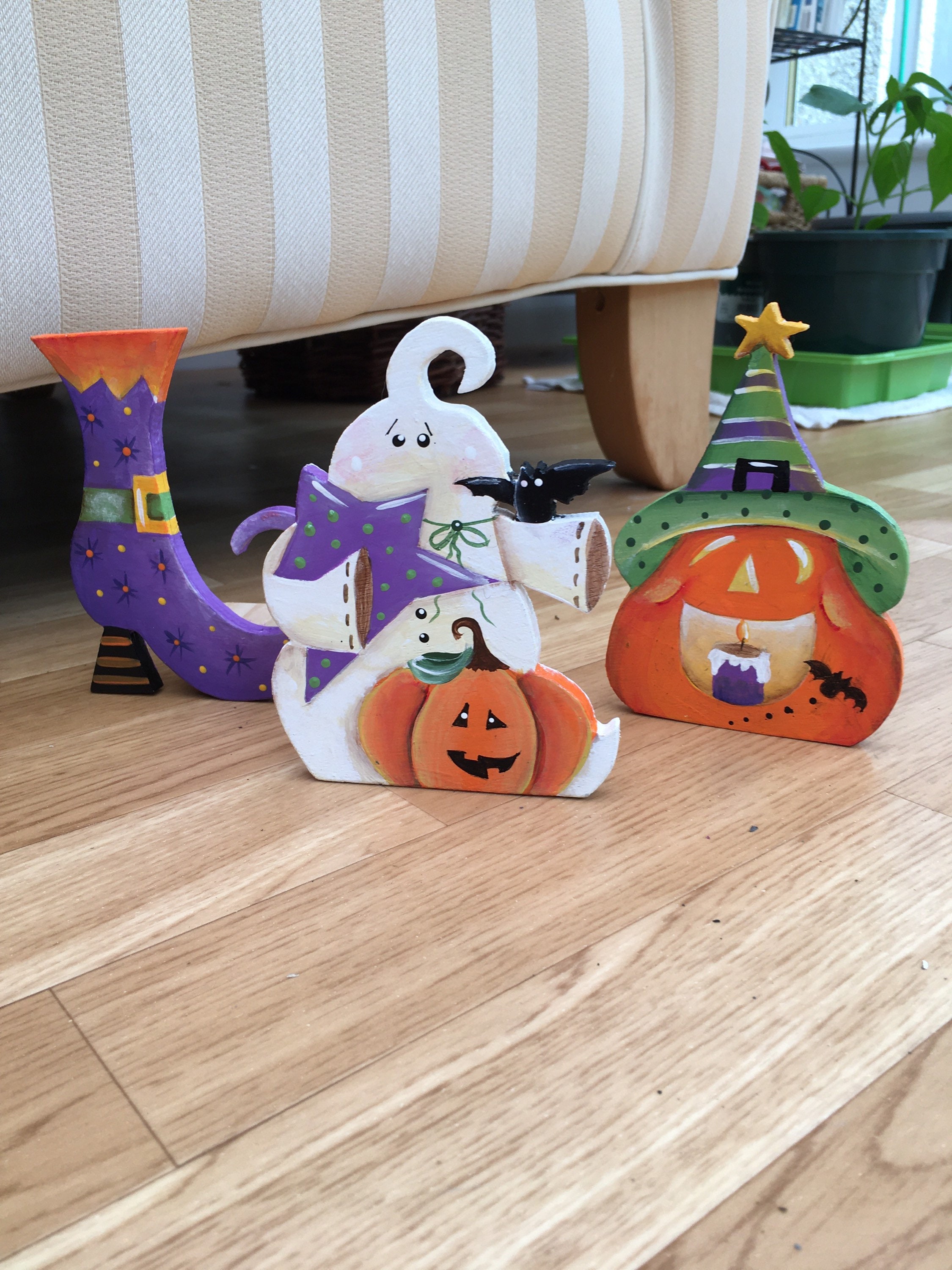 Cute Ghost Decorationhandpainted Halloween Decorative  Etsy UK