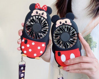 Disney Mickey & Minnie Mouse Electric Fans | Includes Accessories