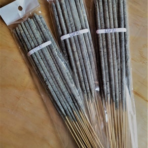 Set of 3 handmade incense packages from COPAL, with 20 sticks each.