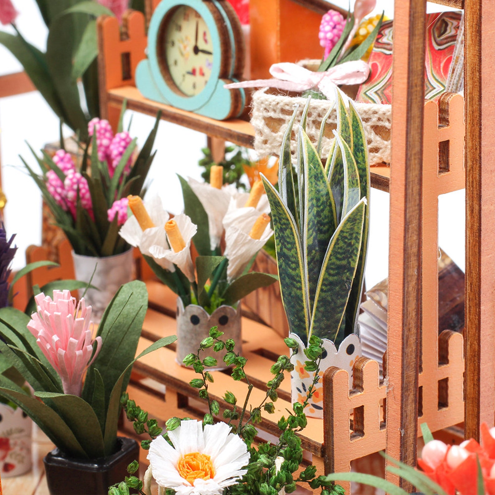 Jenny's Greenhouse Dollhouse Miniature With Furniture DIY Etsy