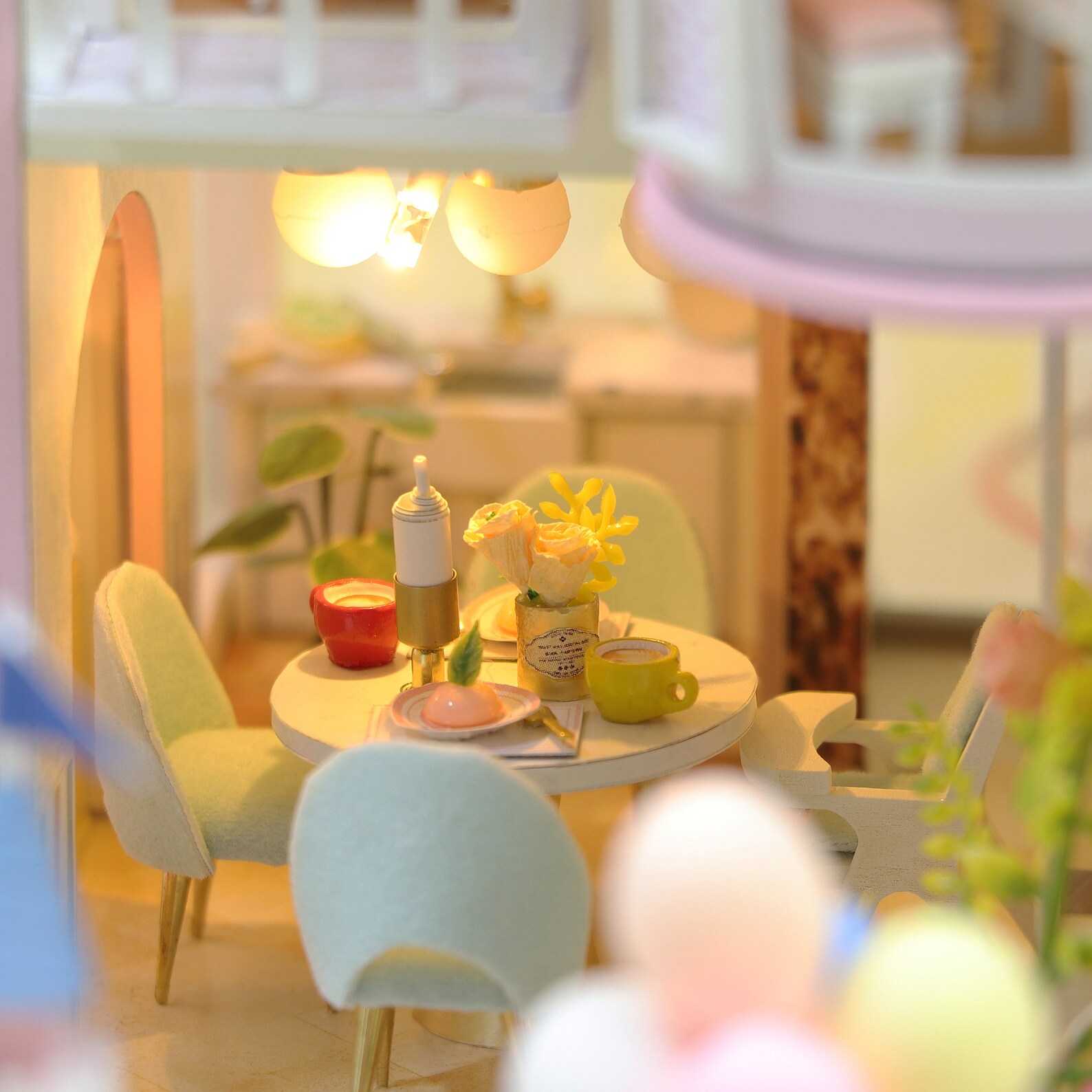 FAIRY CASTLE Dollhouse Miniature DIY Wooden Dollhouse Kit Etsy