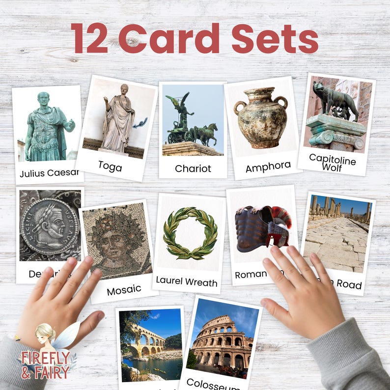 Ancient Rome Montessori 3-part Cards & Bookmark Set | Digital Download ...